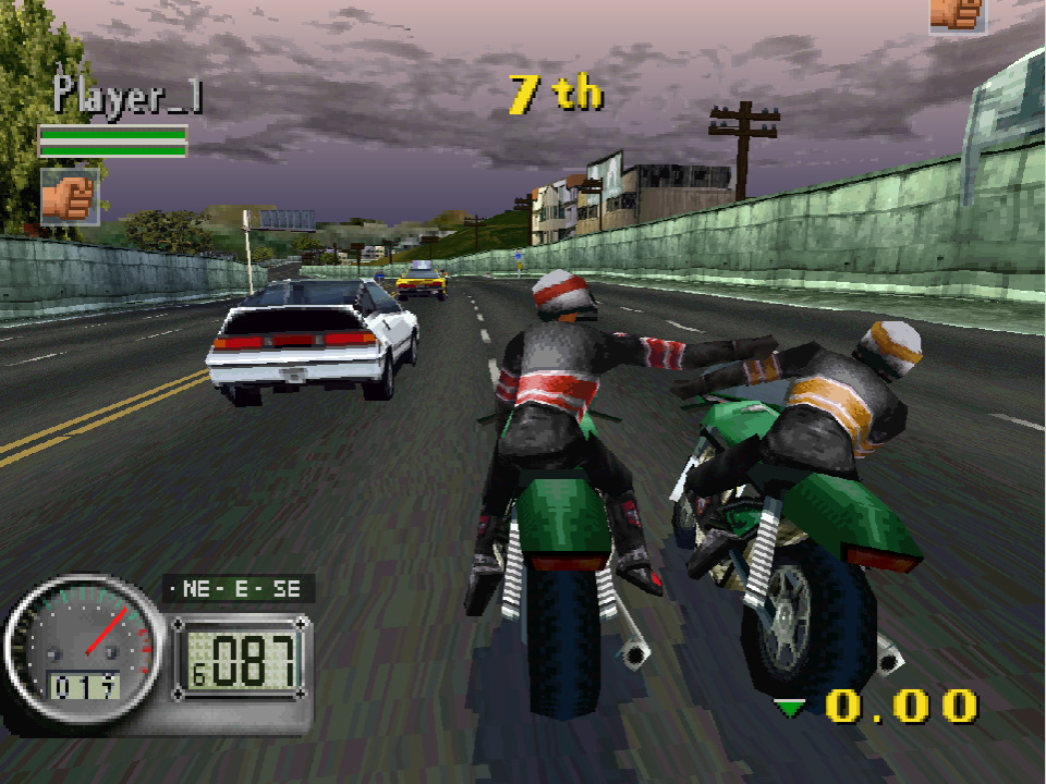 PS1 Road Rash
